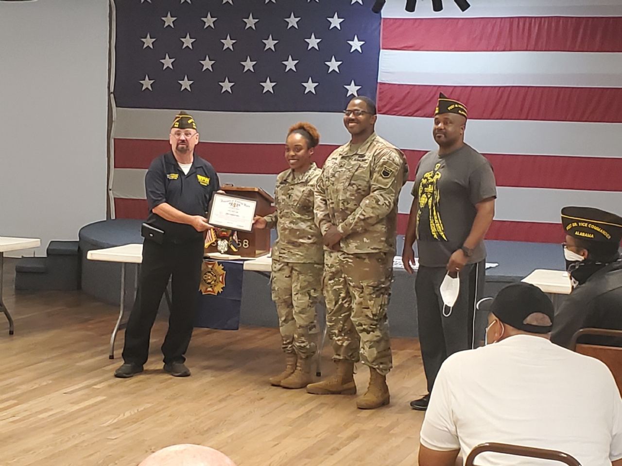 VFW Post 668 is proud to adopt the 318th Chemical Company of the United States Army!